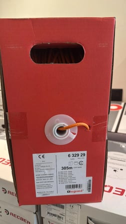 Legrand 632929 Cat6 U/utp Lszh H.f. 23AWG 305 M. Turuncu