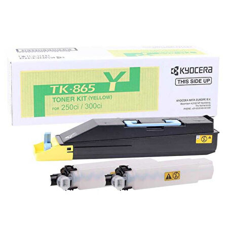 Kyocera TK-865-1T02JZAEU0 Sarı Orijinal Fotokopi Toneri