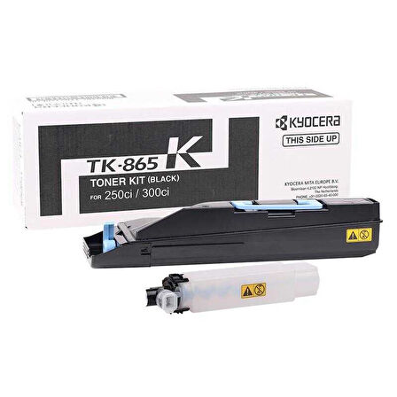Kyocera TK-865-1T02JZ0EU0 Siyah Orijinal Fotokopi Toneri