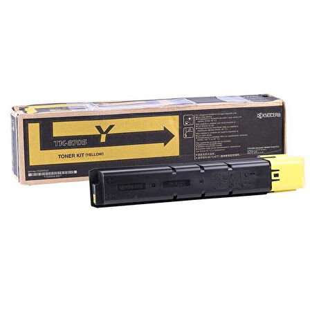 Kyocera TK-8705-1T02K9ANL0 Sarı Orijinal Fotokopi Toneri