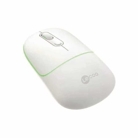 Lecoo WS210 Beyaz Optik Kablosuz Mouse