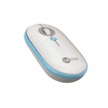 Lecoo WS212 Mavi-Beyaz Optik Kablosuz Mouse