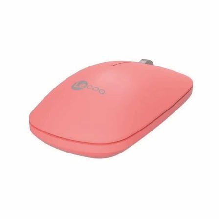 Lecoo WS214 Pembe Optik Kablosuz Mouse
