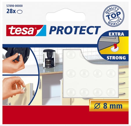 Tesa Ses Önleyici Pastil Şeffaf 28 X 8 Mm 57898