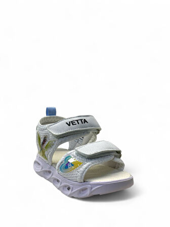 129 Kız Bebek Hafif Işıklı Sandalet