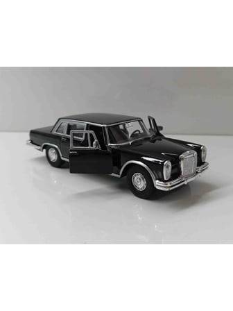  Welly 1:32 Ölçek Mercedes Benz 600 Çek Bırak Metal Araba Siyah