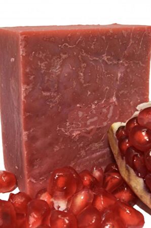 Nar Sabunu Hatay El Yapımı 100 Organik Doğal Sabun 1 Kalıp 130 Gram