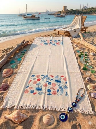 Home of Buldan Soft Touch Peshtemal – %100 Pamuk Müslin Hafif ve Hızlı Kuruyan Peştemal