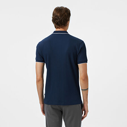 Nautica Erkek Lacivert Classic Fit Polo Yaka T-Shirt