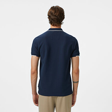 Nautica Erkek Lacivert Classic Fit Polo Yaka T-Shirt