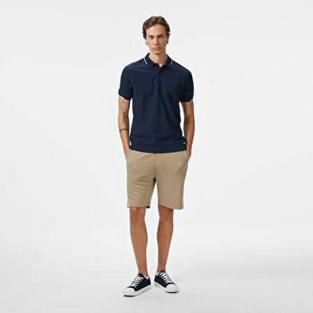Nautica Erkek Lacivert Classic Fit Polo Yaka T-Shirt