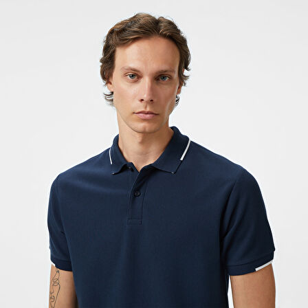 Nautica Erkek Lacivert Classic Fit Polo Yaka T-Shirt