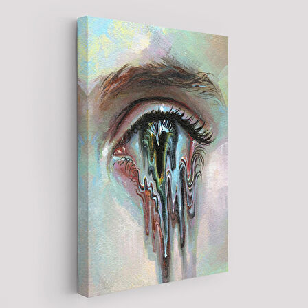 Gözü Akan Kadın Dekoratif Tablo-6333