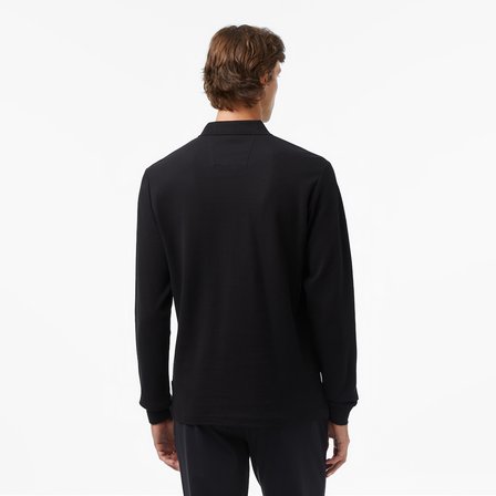 Nautica Erkek Siyah Classic Fit Uzun Kollu Polo Yaka T-Shirt