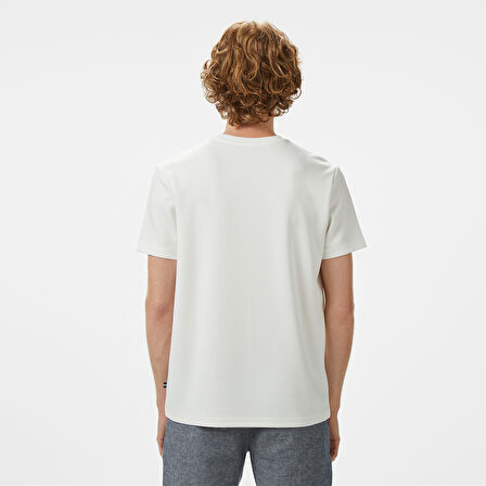 Nautica Erkek Beyaz Classic Fit T-Shirt