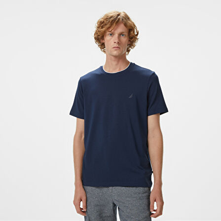 Nautica Erkek Lacivert Classic Fit T-Shirt