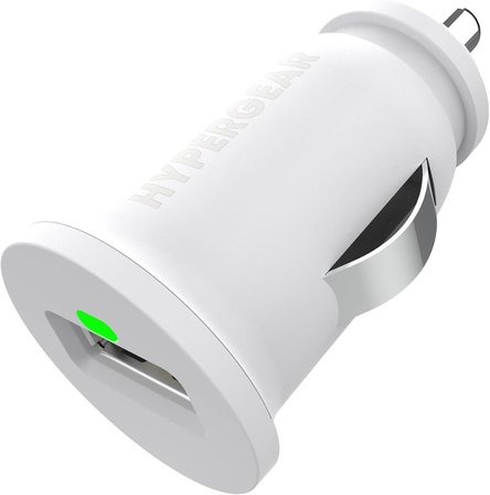 Hypergear Araç Şarjı Tekli 2.1A 15098 , Beyaz Teşhir