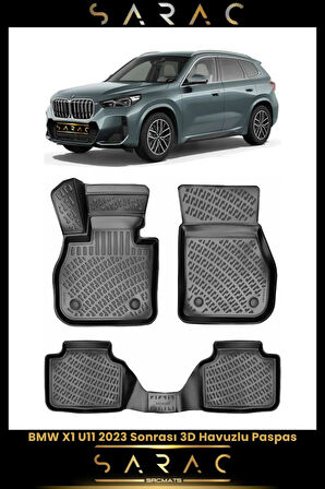 Bmw X1 U11 2024 Model Araca Özel 3d Havuzlu Paspas