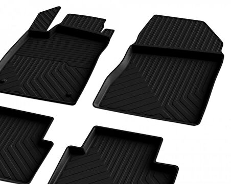 Renault Clio 5 Ferrous 4D Havuzlu Kauçuk Paspas 2019 ve Üstü