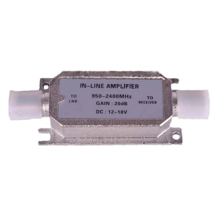 Uydu Lnb Hat Sinyal Kuvvetlendirici 20 Db 950-2150 Mhz In-lıne Anfi