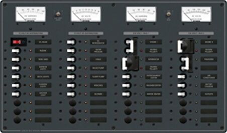 Sigorta paneli 22V DC/230V AC. 292x495mm