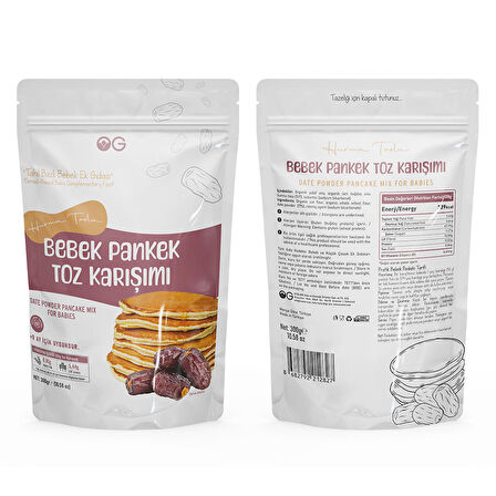 Bebek Pankek Toz Karışımı Seti +8 Ay