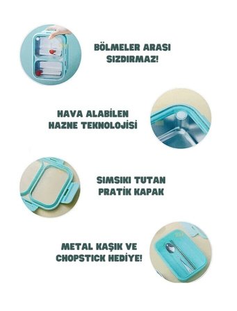 Vagon Çelik Beslenme Kutusu Lunch Box Paslanmaz 700 Ml Mor Xc-7096