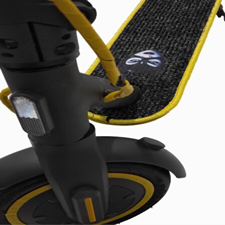 Elektrikli Scooterlar  Aksesuar Mi Pro 2ve Pro 4 İçin Koruyucu Kedi Kız Baskılı Paspas Sarı Kenar