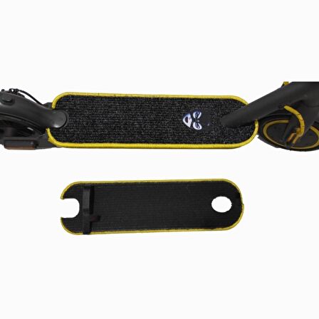 Elektrikli Scooterlar  Aksesuar Mi Pro 2ve Pro 4 İçin Koruyucu Kedi Kız Baskılı Paspas Sarı Kenar