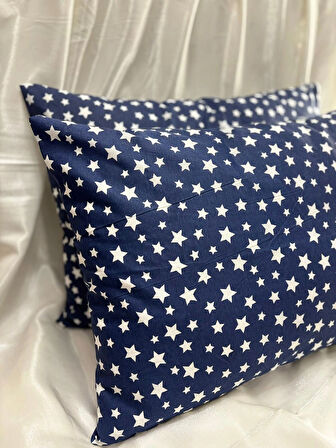 Desenli Fermuarlı | 2 Adet Yastık Kılıfı Pamuklu