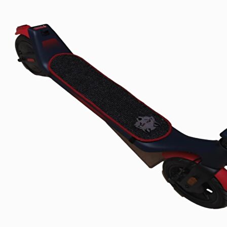 Elektrikli scooter aksesuar koruyucu paspas Redbull Kickscooter A6 pro uyumlu gri kurt nakış armalı