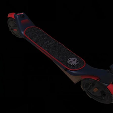 Elektrikli scooter aksesuar koruyucu paspas Redbull Kickscooter A6 pro uyumlu gri kurt nakış armalı