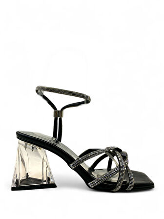 TH29 Kadın Abiye 9 cm Topuklu Ayakkabı