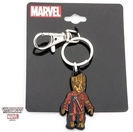 Body Vibe Marvel Guardians Of The Galaxy Baby Groot Paslanmaz Çelik Anahtarlık