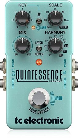 Tc Electronic Quintessence Harmonizer PolySense ve Çığır Açan MASH Ayak Pedalı ile Olağanüstü Çift Sesli Akıllı Harmonizer