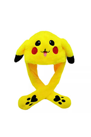 Pokemon Kışlık Kalın Bere Işıklı Kulakları Oynatilabilen