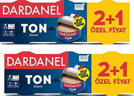 Dardanel Ayçiçek Yağlı Ton Balığı 3x140 G 2 Adet