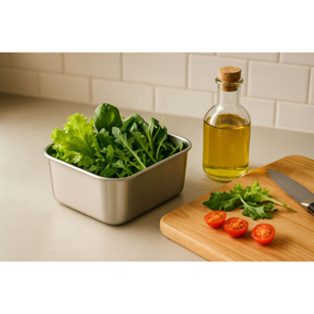 Runaway Paslanmaz Çelik Saklama Kabı - Dayanıklı ve Koku Geçirmez