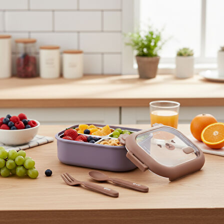 Runaway Çocuk Çelik Yemek Kutusu – Bölmeli ve Sızdırmaz