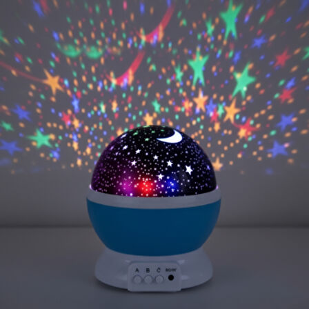 Runaway Projektör Gece Lambası - Renkli Döner Işık