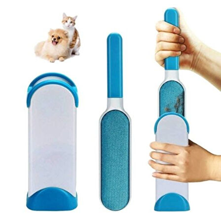 Tüy Temizleme Fırça Seti 2li Set  Kendi Kendini Temizleyen Çift Taraflı