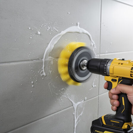 Runaway Matkap Ucu Temizlik Fırçası – 3’lü Güçlü Set