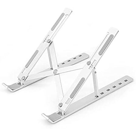 Alüminyum Laptop Standı Altlığı Ayarlanabilir Macbook Notebook Yükseltici Metal Bilgisayar Tutucu