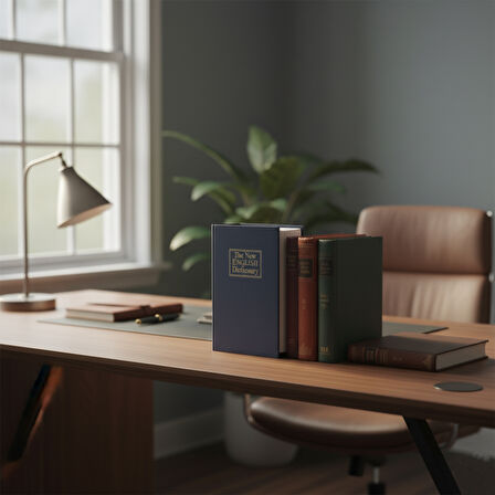 Runaway Kitap Görünümlü Gizli Kasa - İngilizce Sözlük Tasarım