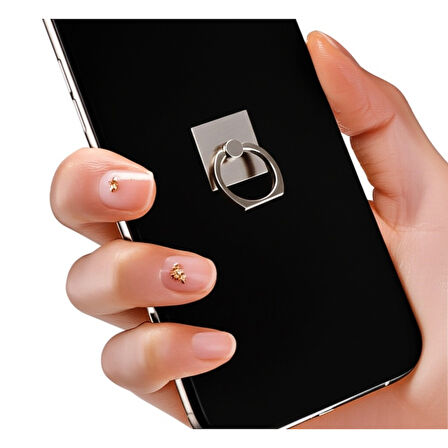 Cep Telefonu Selfie Yüzüğü Universal Tasarım, 360° Dönebilir,Tüm Telefon ve Tabletler İçin Kayma Tlf