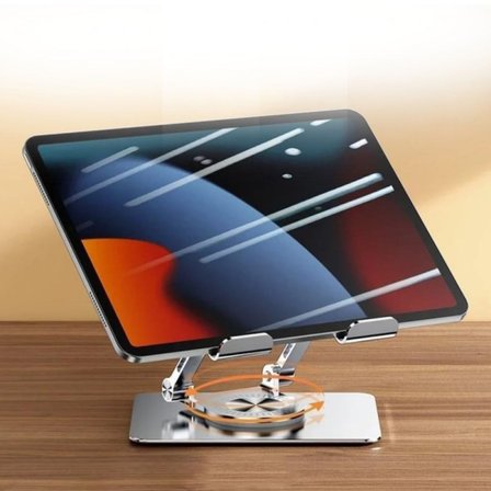 360 Derece Dönebilen Ayarlanabilir Metal Tablet Standı