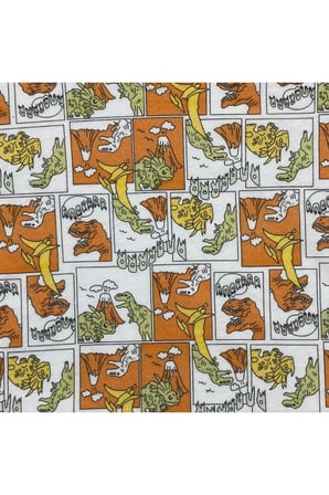 Erkek Çocuk Tişört Erkek Çocuk 3'lü Tişört Dinozor Baskılı Kısa Kollu Tişört Seti 2-5 Yaş