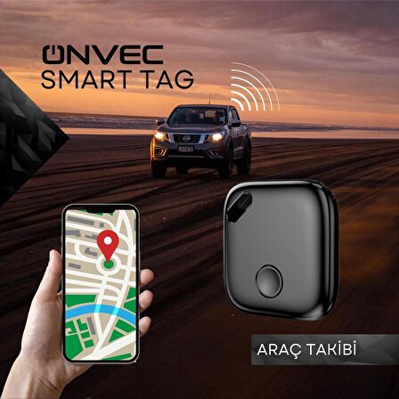 Onvec Smart Tag Akıllı Takip Cihazı (Apple uyumlu)