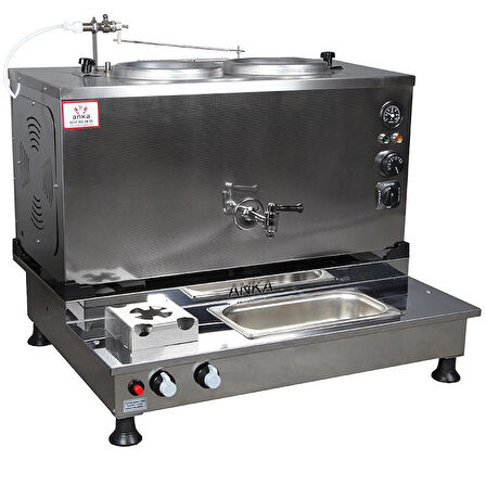  Anka Pro Plus Otomatik Çay Kazanı 2 Demlikli 20 Litre Inox Elektrikli Doğalgazlı