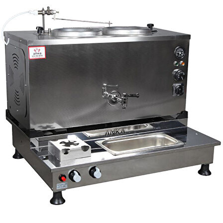  Anka Pro Plus Otomatik Çay Kazanı 2 Demlikli 20 Litre Inox Elektrikli Tüplü